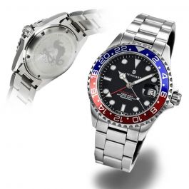 Ocean 39 GMT BLUE-RED Diver's watch with extreme durability | by