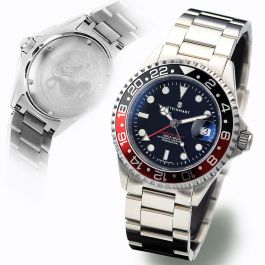 Ocean One GMT BLACK-RED Diver Watch