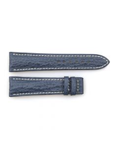 Leather strap blue for Marine Chronograph size S