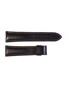 Leather strap black for  Racetimer size M