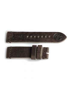 Leather strap Military vintage brown size M