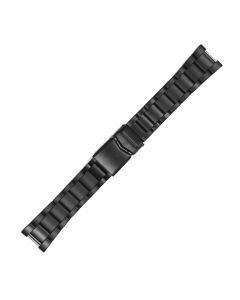 Steel bracelet DLC mat 22/18 for Ocean One Vintage Chronograph black without end links
