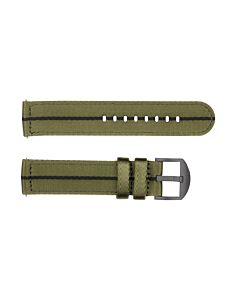 Nato strap green/black with OEM DLC size M