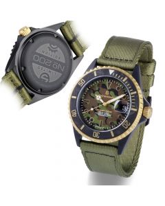 Ocean 39 black MILITARY Camouflage  Diver Watch