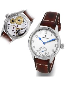 Marine Chronometer 42 white arabic  Marine Watch waterproof up to 5 ATM  | Steinhart Watches