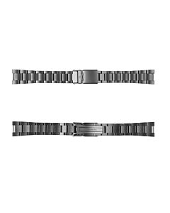 Steel bracelet DLC mat 20/16 mm for NAV B-CHRONO 42 green Ltd. Edition incl. end links