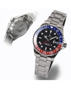 Ocean 39 GMT BLUE-RED Ceramic Diver Watch