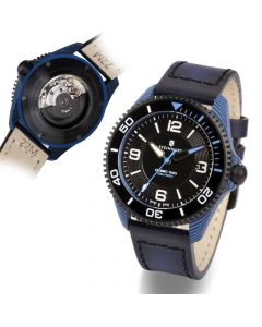 Ocean 2 premium Carbon Blue Diver Watch
