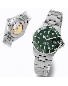 Ocean 39 Double-GREEN Ceramic premium with green clockface | by Steinhart Watches