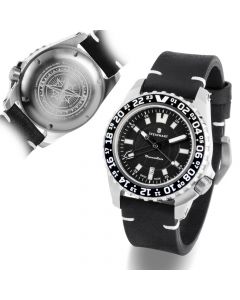 TRAVELLER GMT black Diver Watch