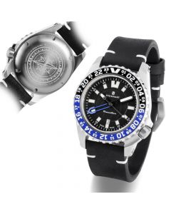 TRAVELLER GMT blue Diver Watch