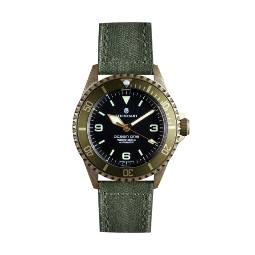 Ocean One Bronze GREEN Diver Watch