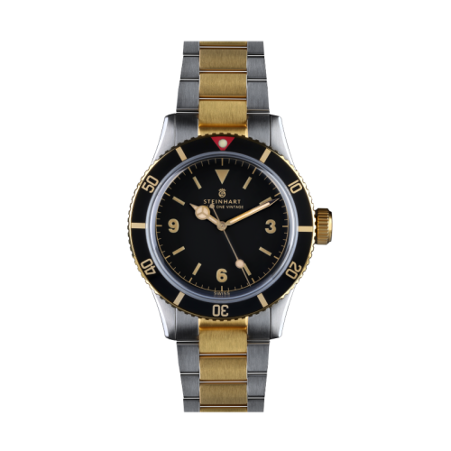Ocean One Vintage two-tone  Taucheruhr  im Retrodesign | Steinhart Watches 