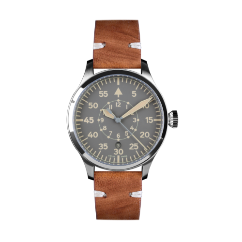 Nav B-Uhr 42 vintage beige B-Muster