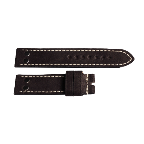 Leather strap for Nav B black size L