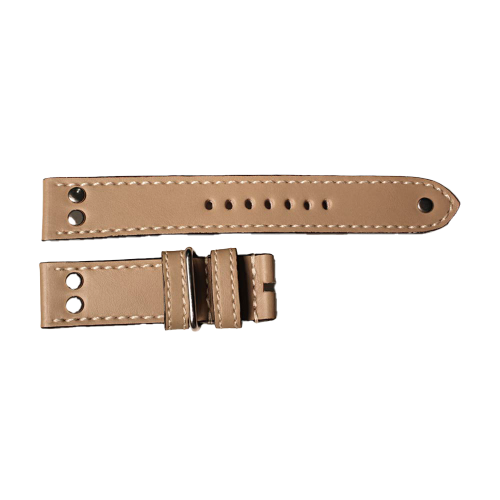 Leather Pilot Watch Strap Havanna Old Vintage, Size M