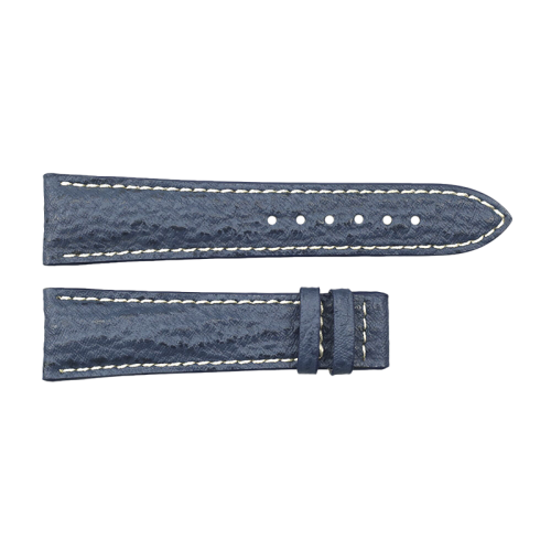 Leather strap blue for Marine Chronograph size M