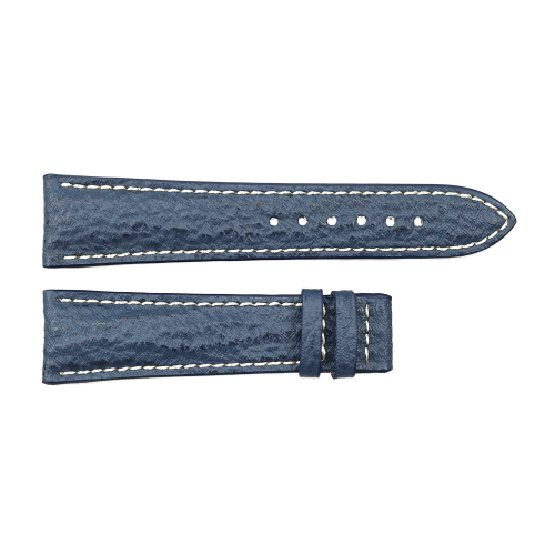 Leather Strap Blue for Marine Chronograph, Size S