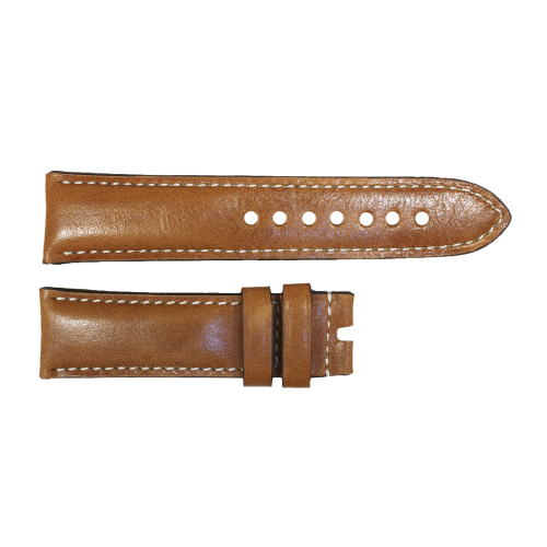Leather Strap Brown for Aviation Dual Time, Size L