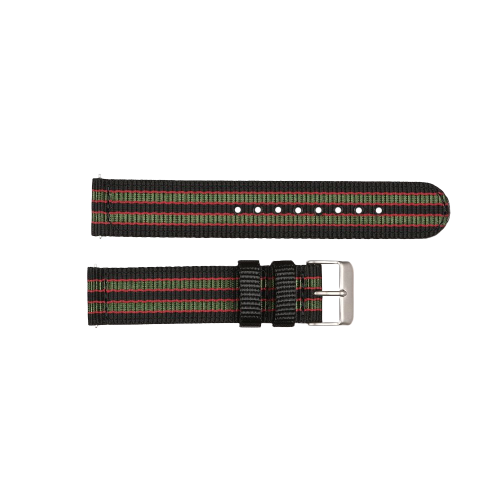 Nato strap black/red/green