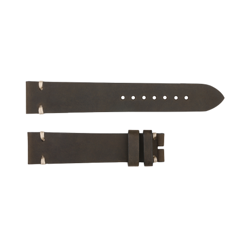 Leather strap dark green for Monopusher size L