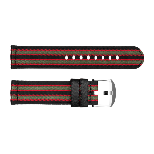 Nato strap black/red/green