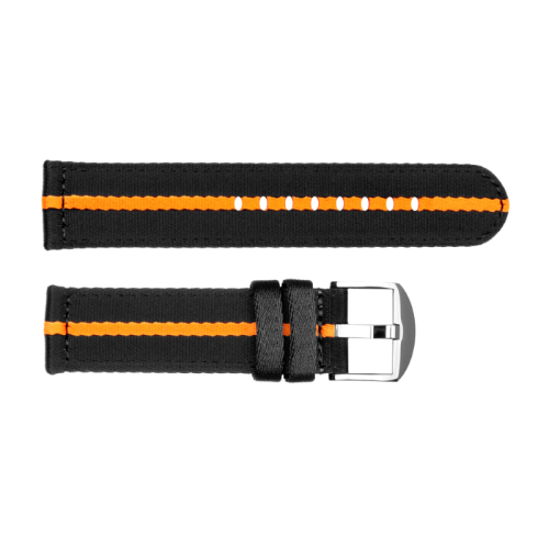 Nato strap black/orange