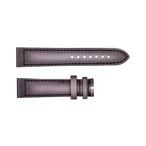 Leather strap for Ocean Two Carbon Black size S