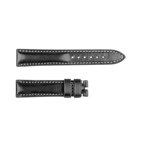 Leather strap black moon phase 20x16  size L