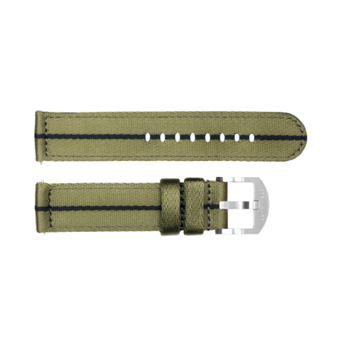 Nato strap green-black with OEM buckle size M