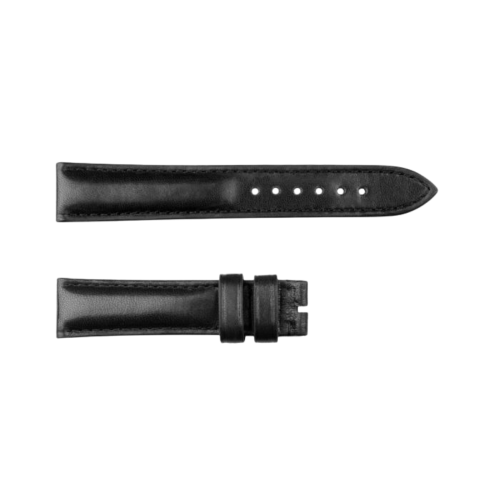 Leather strap black size L