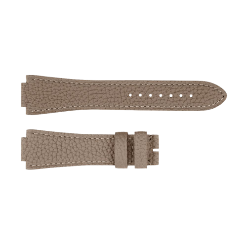 Leather strap taupe for Architect size M