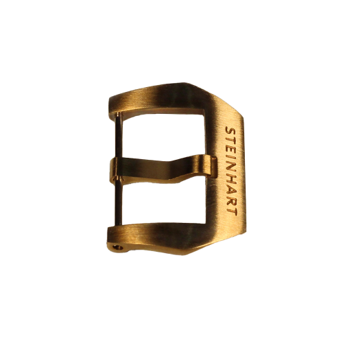 PRE-V buckle Bronze satined 22 mm with logo