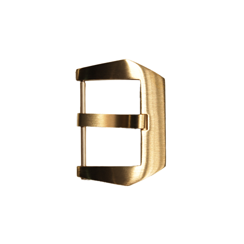 PRE-V buckle Bronze satined 22 mm without logo