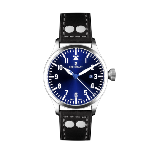 Nav B-Uhr 44 date blue